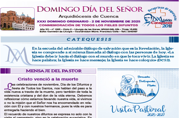 2 de noviembre de 2025 Domingo día de Señor 2 de noviembre de 2025 Domingo día de Señor