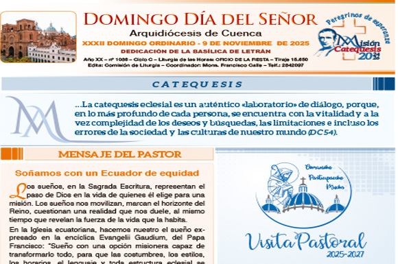 9 de noviembre de 2025 Domingo día de Señor 9 de noviembre de 2025 Domingo día de Señor