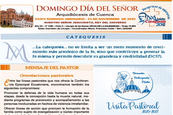 23 de noviembre de 2025 Domingo día de Señor 23 de noviembre de 2025 Domingo día de Señor