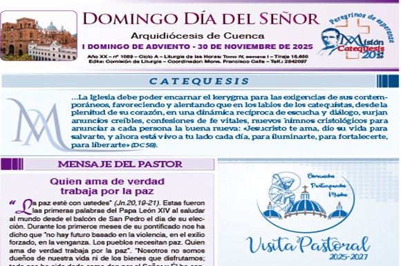 30 de noviembre de 2025 Domingo día de Señor 30 de noviembre de 2025 Domingo día de Señor