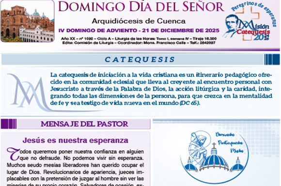 21 de diciembre de 2025 Domingo día del Señor