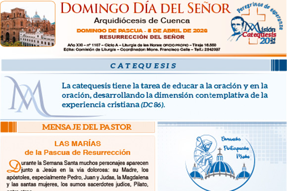 5 de abril de 2026 Domingo día del Señor