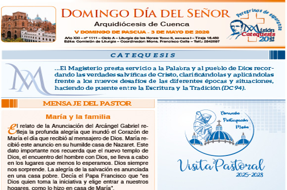 3 de mayo de 2026 Domingo día del Señor