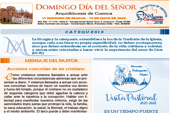 10 de mayo de 2026 Domingo día del Señor