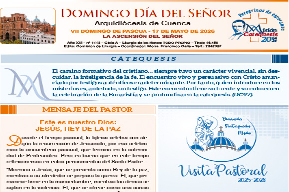 17 de mayo de 2026 Domingo día del Señor