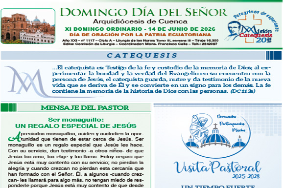 14 de junio de 2026 Domingo día del Señor